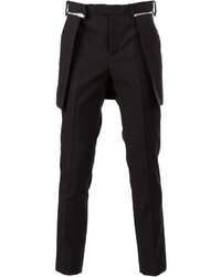 Pantalon de costume en laine noir Undercover