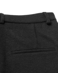 Pantalon de costume en laine noir Public School