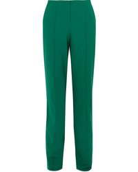 Pantalon de costume en laine vert
