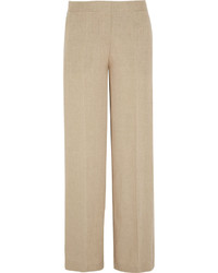 Pantalon de costume en lin beige Theory