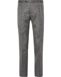 Pantalon de costume en lin gris
