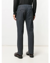Pantalon de costume en pied-de-poule gris foncé Canali
