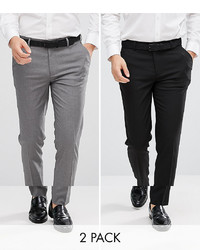 Pantalon de costume gris ASOS DESIGN