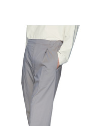 Pantalon de costume gris Lemaire