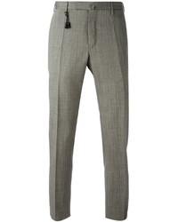 Pantalon de costume gris Incotex