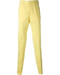 Pantalon de costume jaune Salvatore Ferragamo
