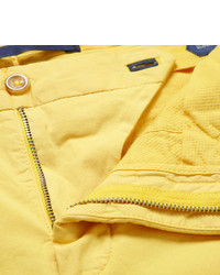 Pantalon de costume jaune Incotex