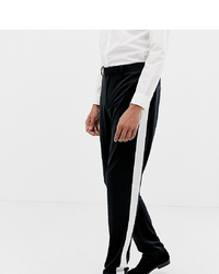 Pantalon de costume noir et blanc ASOS DESIGN