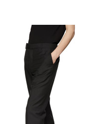 Pantalon de costume noir Alexander McQueen