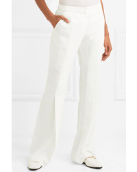 Pantalon de costume plissé blanc Goen.J