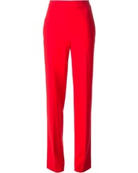 Pantalon de costume rouge Moschino