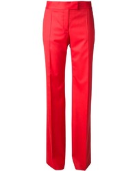 Pantalon de costume rouge Stella McCartney