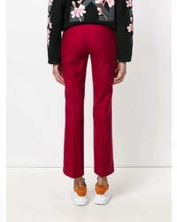 Pantalon de costume rouge John Galliano Vintage