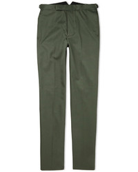 Pantalon de costume vert foncé
