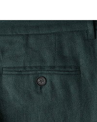 Pantalon de costume vert foncé Burberry