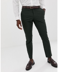 Pantalon de costume vert foncé Selected Homme