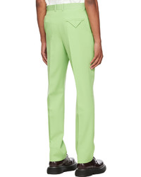 Pantalon de costume vert menthe Bottega Veneta