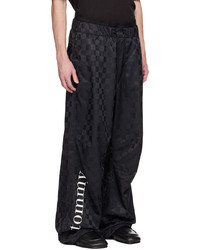 Pantalon de jogging à carreaux noir Tommy Jeans