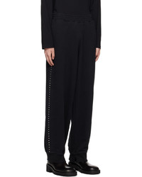 Pantalon de jogging à clous noir MM6 MAISON MARGIELA