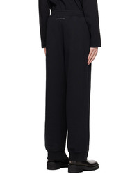 Pantalon de jogging à clous noir MM6 MAISON MARGIELA