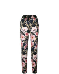 Pantalon de jogging à fleurs noir Philipp Plein