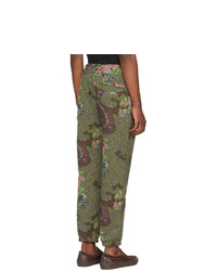 Pantalon de jogging à fleurs olive Noah NYC