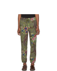 Pantalon de jogging à fleurs olive Noah NYC