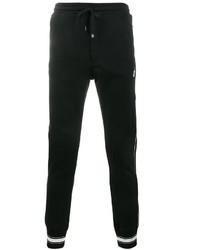 Pantalon de jogging à rayures horizontales noir Dolce & Gabbana