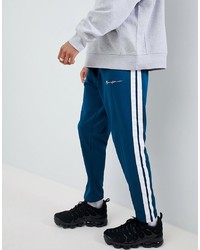 Pantalon de jogging à rayures verticales bleu marine Mennace