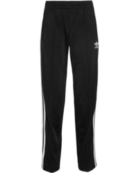 Pantalon de jogging à rayures verticales noir et blanc