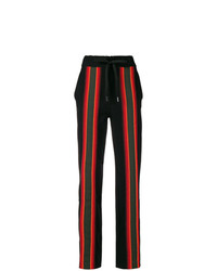 Pantalon de jogging à rayures verticales noir NO KA 'OI