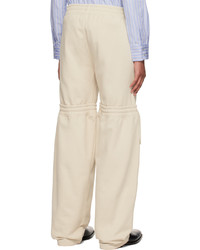 Pantalon de jogging beige Coperni