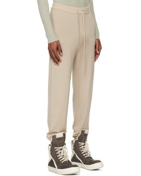 Pantalon de jogging beige Rick Owens