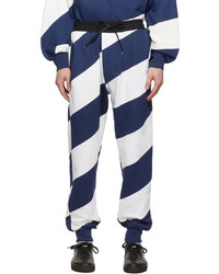 Pantalon de jogging blanc et bleu marine Vivienne Westwood