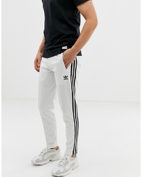 Pantalon de jogging blanc et noir adidas Originals