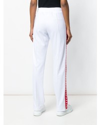 Pantalon de jogging blanc MSGM