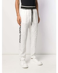 Pantalon de jogging blanc Dolce & Gabbana