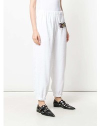 Pantalon de jogging blanc Vaquera