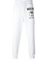 Pantalon de jogging blanc Moschino