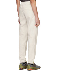 Pantalon de jogging blanc Sunspel