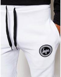 Pantalon de jogging blanc Hype