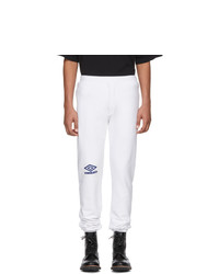 Pantalon de jogging blanc Vetements