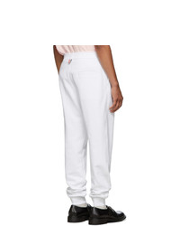 Pantalon de jogging blanc Thom Browne