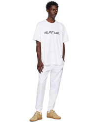 Pantalon de jogging blanc Helmut Lang