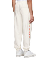 Pantalon de jogging blanc Helmut Lang