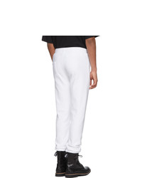 Pantalon de jogging blanc Vetements