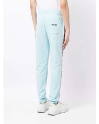 Pantalon de jogging bleu clair Moschino