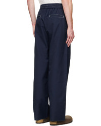 Pantalon de jogging bleu marine Sunnei