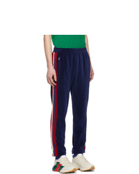 Pantalon de jogging bleu marine Gucci