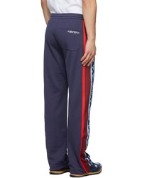 Pantalon de jogging bleu marine Valentino